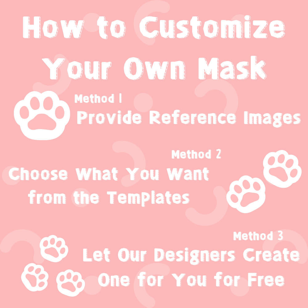Akihabara Puppy-Free Design Order Display,Customized Kemono Mask, Handmade Kigurumi Head