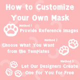 Load image into Gallery viewer, Akihabara Wolf-Free design mask, costume mask display,Custom Kigurumi head, Furry Cosplay, Fursuit Head
